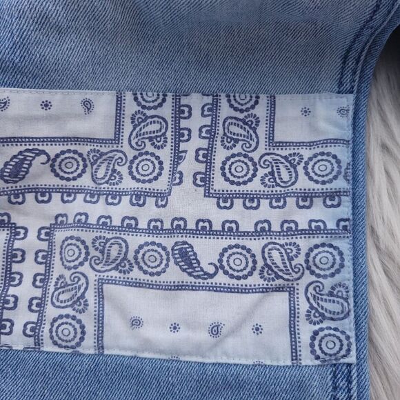 Hollister Sz 1R Ultra High Rise Mom Jean Vintage Stretch Patch Distressed Jeans - Picture 10 of 14